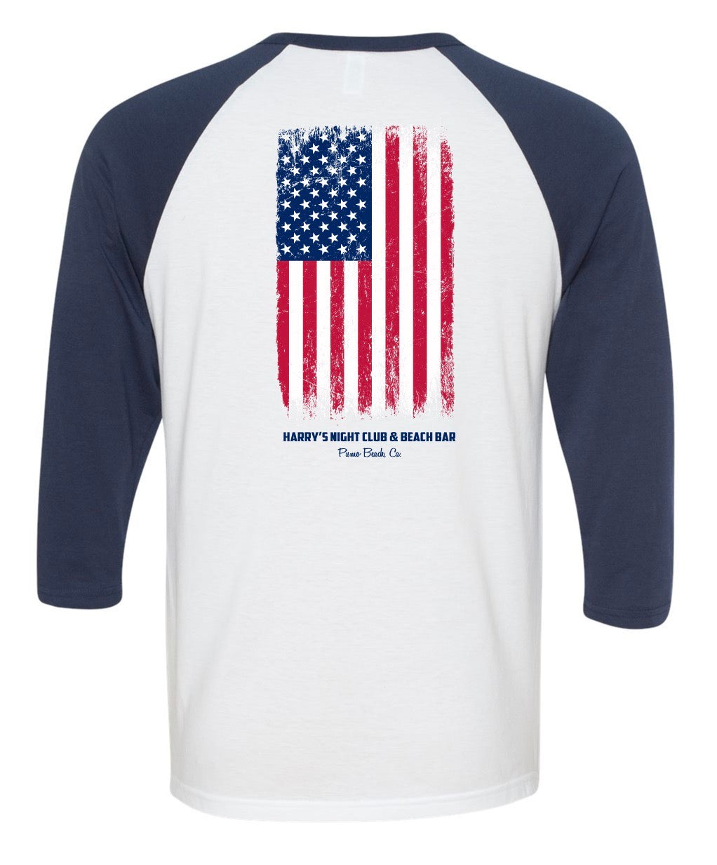 Harry's Patriotic Baseball Tee (Blue)