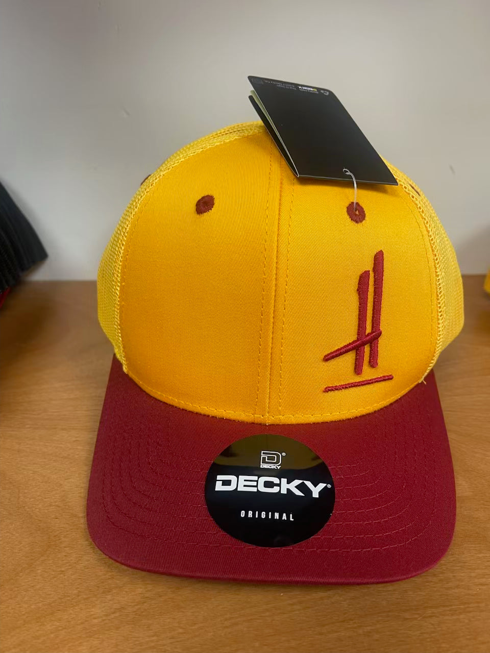 Gold & Red "H" Hat