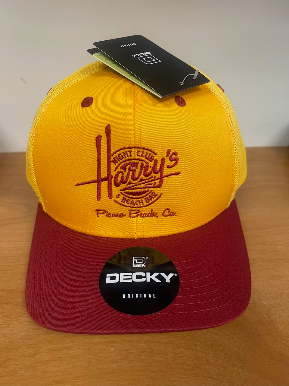 Gold & Red Logo Hat