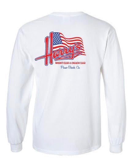 Harry's Patriotic White Longsleeve