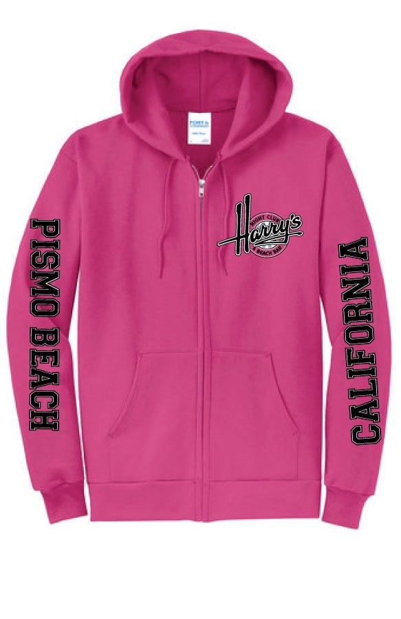 Harry's Pink Zip Up Sweatshirt