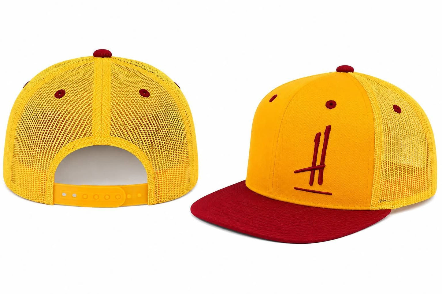 Gold & Red "H" Hat