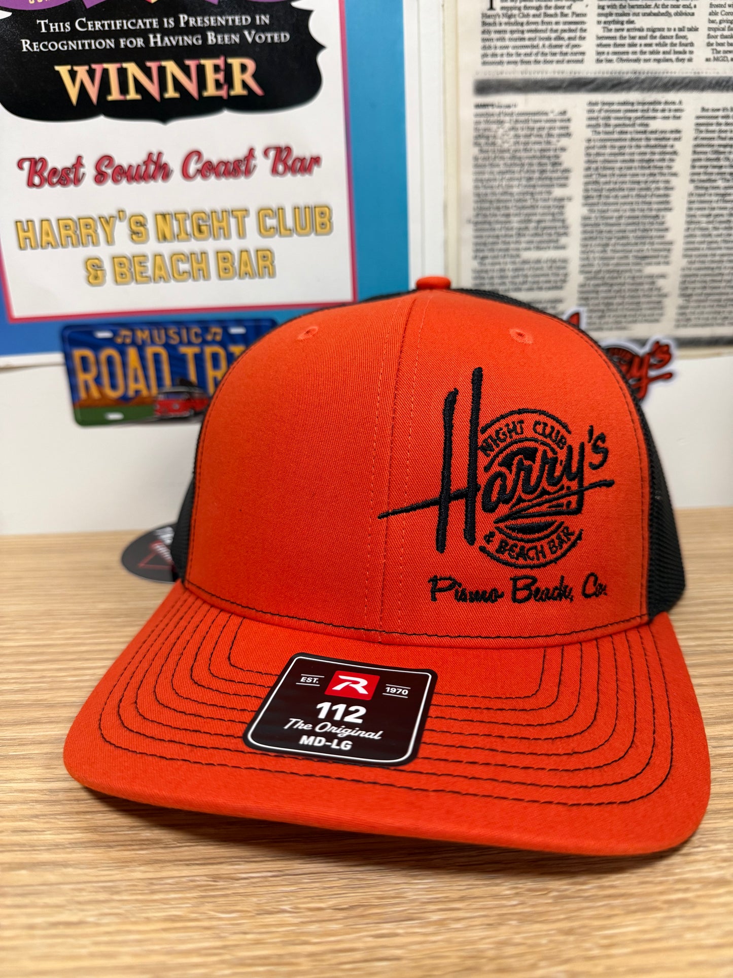 Neon Orange/Black Trucker Hat