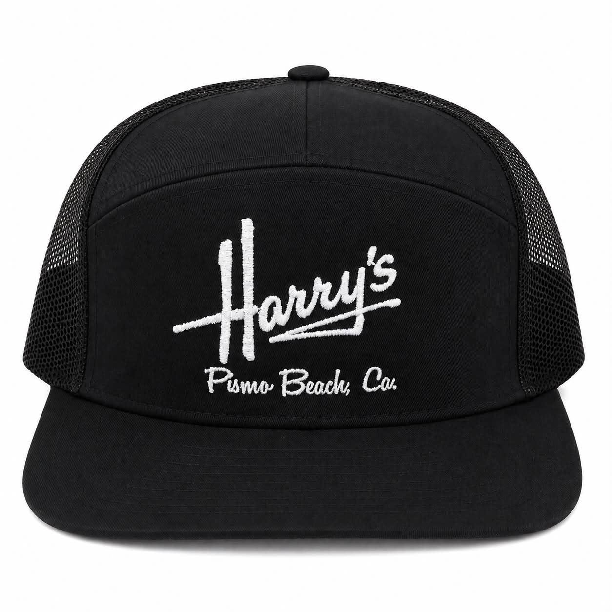 Black & White Hat (Flat bill)
