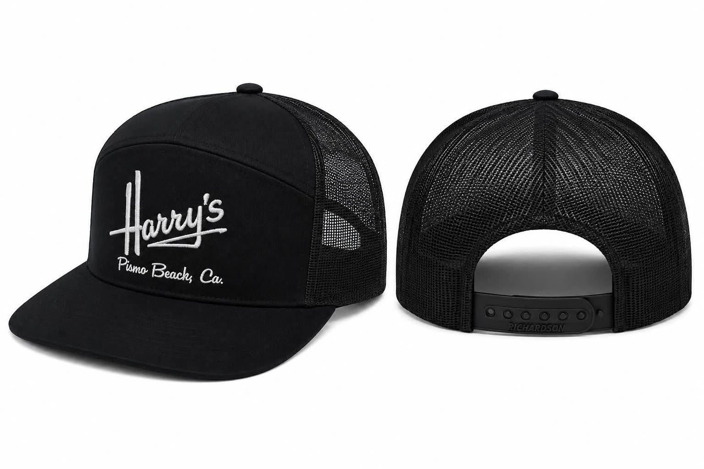 Black & White Hat (Flat bill)