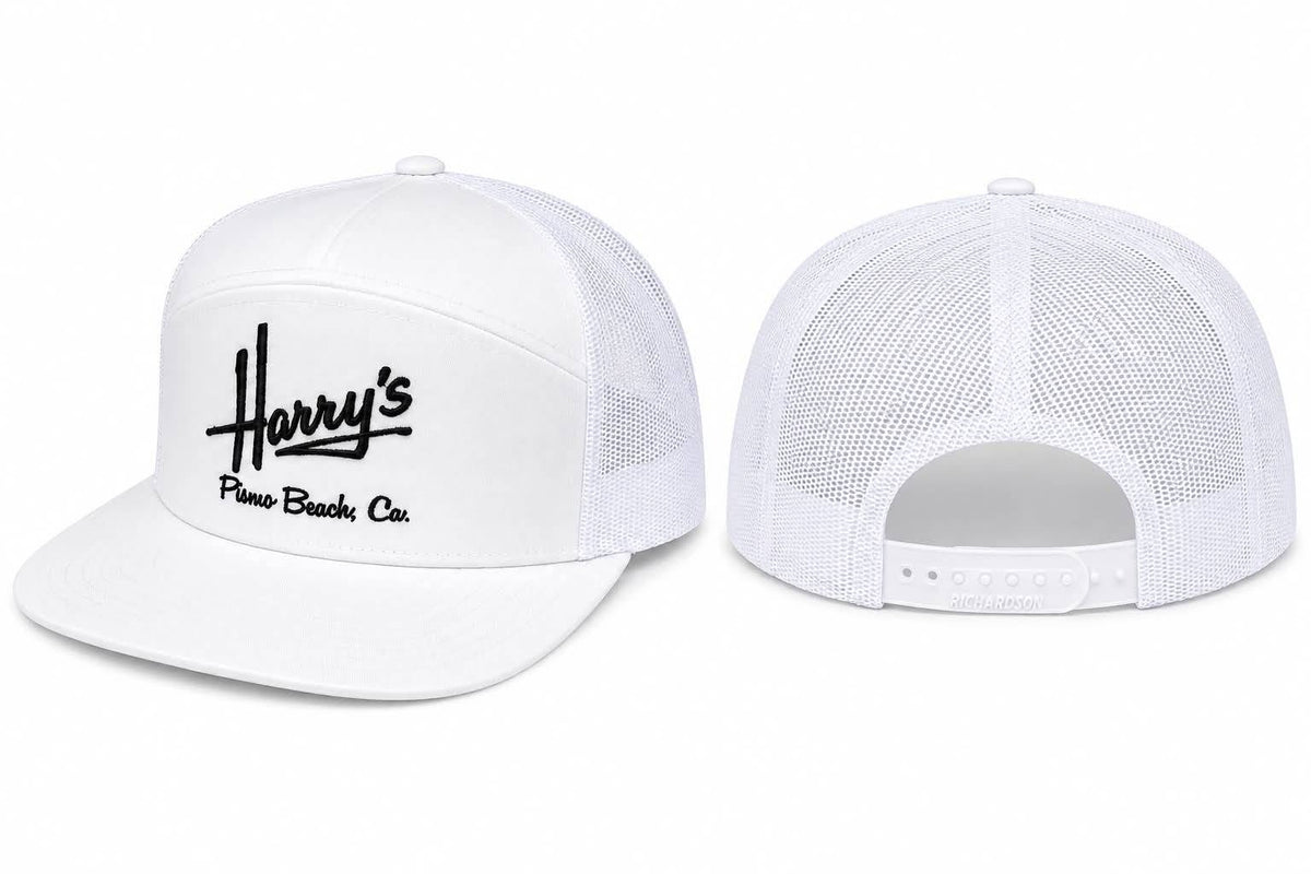 Black & White Hat (Flat bill)