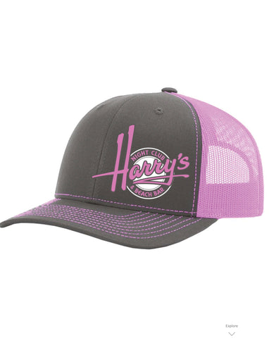 Harry's Pink & Gray Trucker Hat